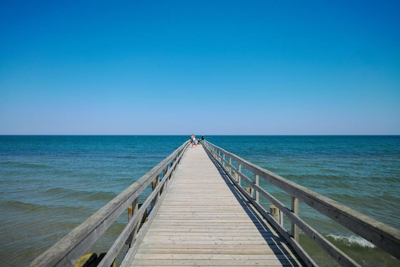 Ferienwohnungen Meerfarbig Zingst - Haustierfrei -Terrasse Mit Strandkorb Oder Balkon - E-Ladesaeule - Parkplatz - Wlan - Fahrradschuppen - Waschtrockner - Ruhig Und Zentral - Nichtraucher Exterior foto